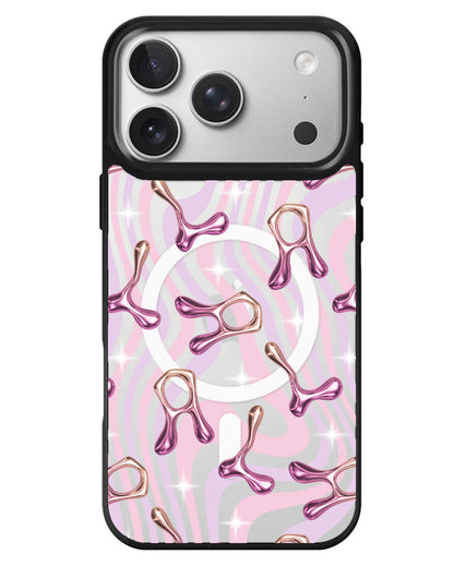iPhone Rearguard MagSwap - Chrome Monogram 3.0