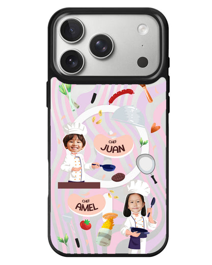 iPhone Rearguard MagSwap - Face Grid Dream Chef