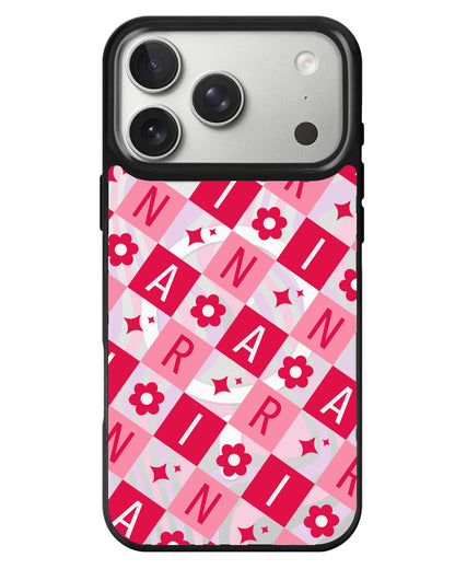 iPhone Rearguard MagSwap - Flower Grid Monogram 1.0