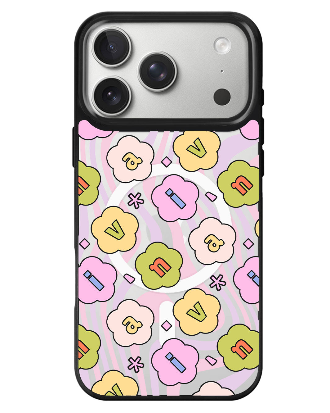 iPhone Rearguard MagSwap - Flower Petals Monogram 1.0