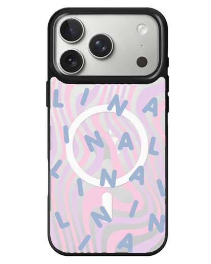 iPhone Rearguard MagSwap - Monogram 2.0 Blue