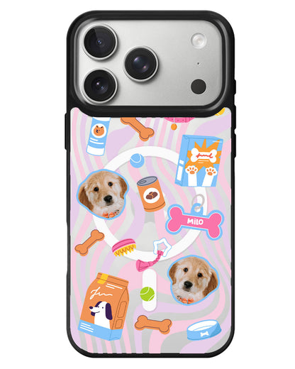 iPhone Rearguard MagSwap - Pet Grid Puppy Sweet Treats