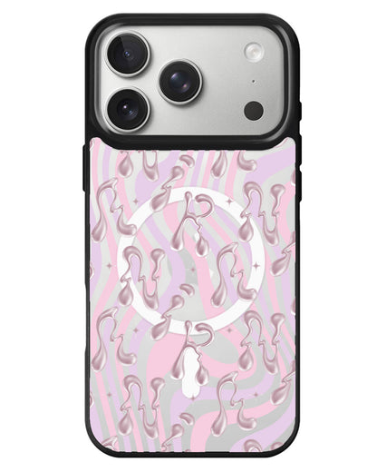 iPhone Rearguard MagSwap - Pink Chrome Monogram 2.0