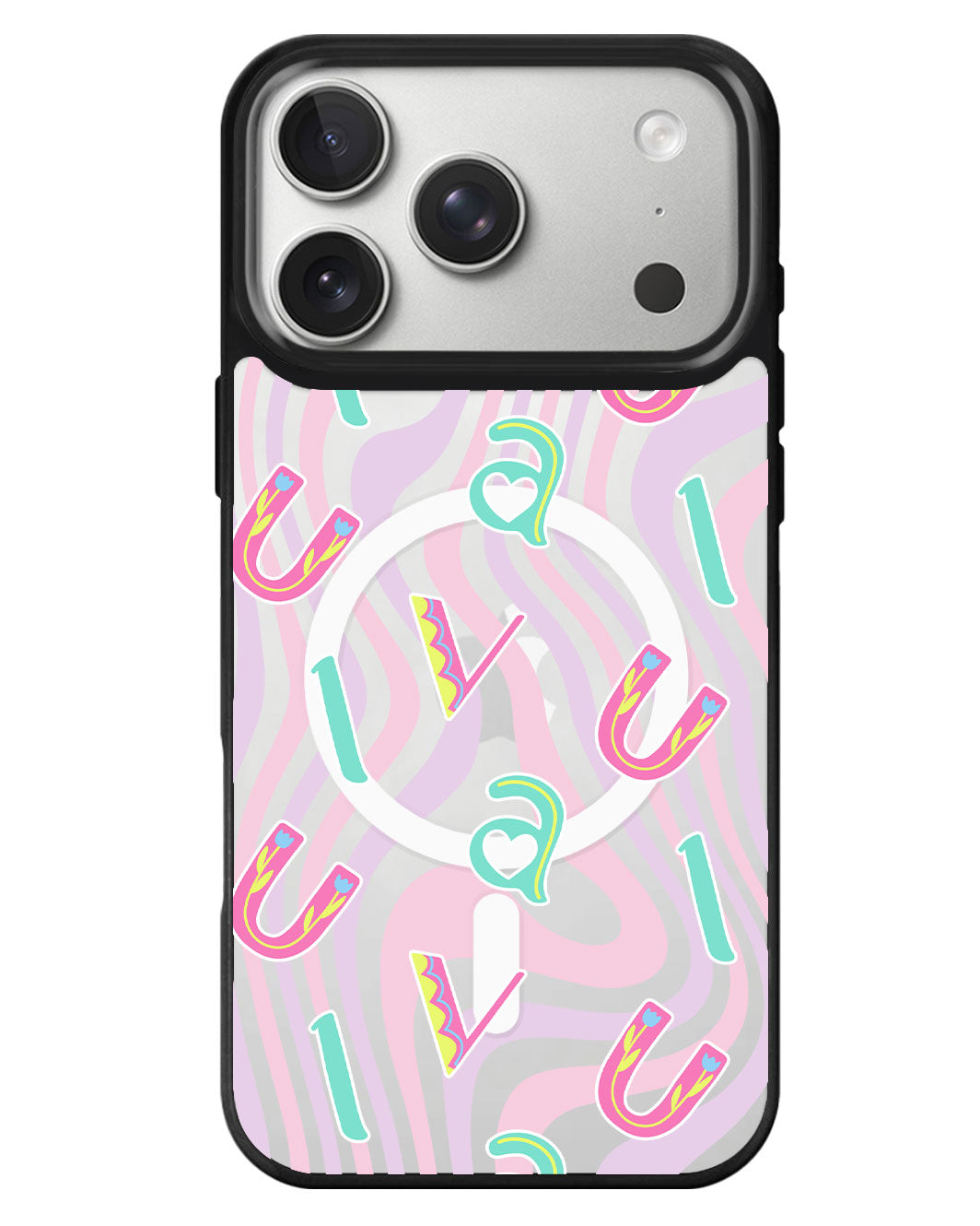 iPhone Rearguard MagSwap - Playful Monogram 6.0