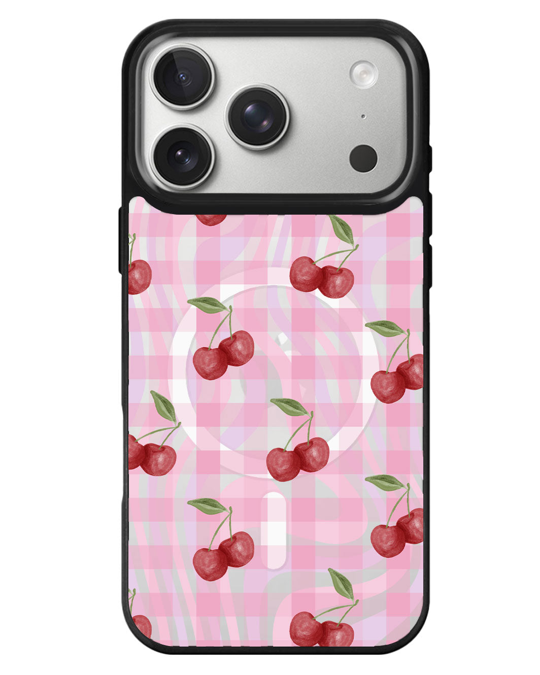 iPhone Rearguard MagSwap - Cherry Tartan