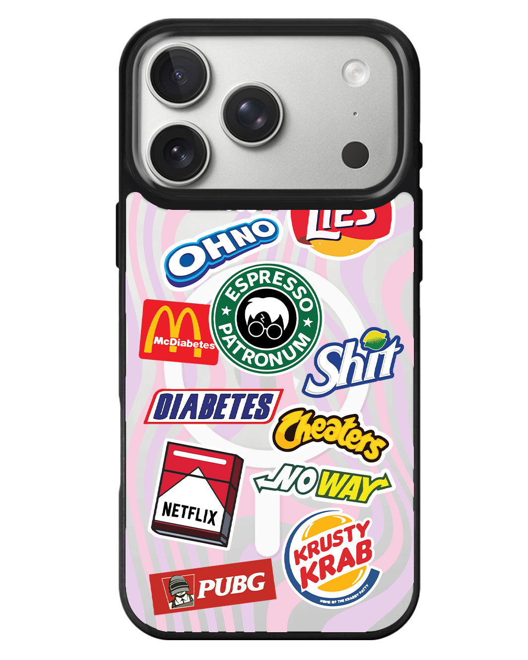 iPhone Rearguard MagSwap - Food Parody