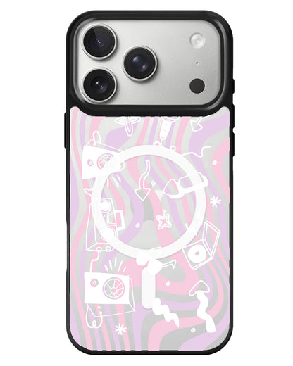 iPhone Rearguard MagSwap - Rock N Roll White