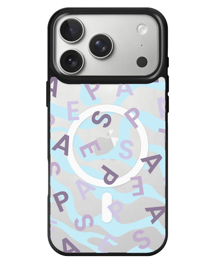 iPhone Rearguard MagSwap - Aespa Monogram