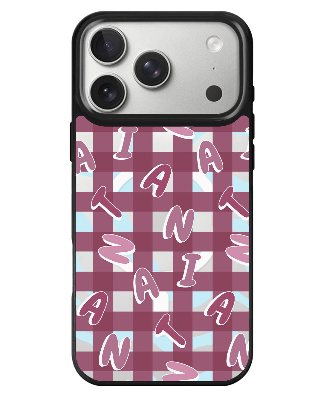 iPhone Rearguard MagSwap - Checkered Monogram 2.0