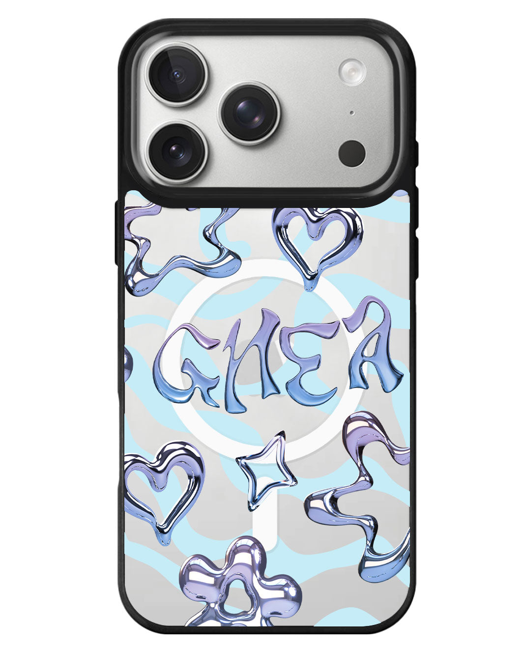 iPhone Rearguard MagSwap - Chrome Monogram 1.0