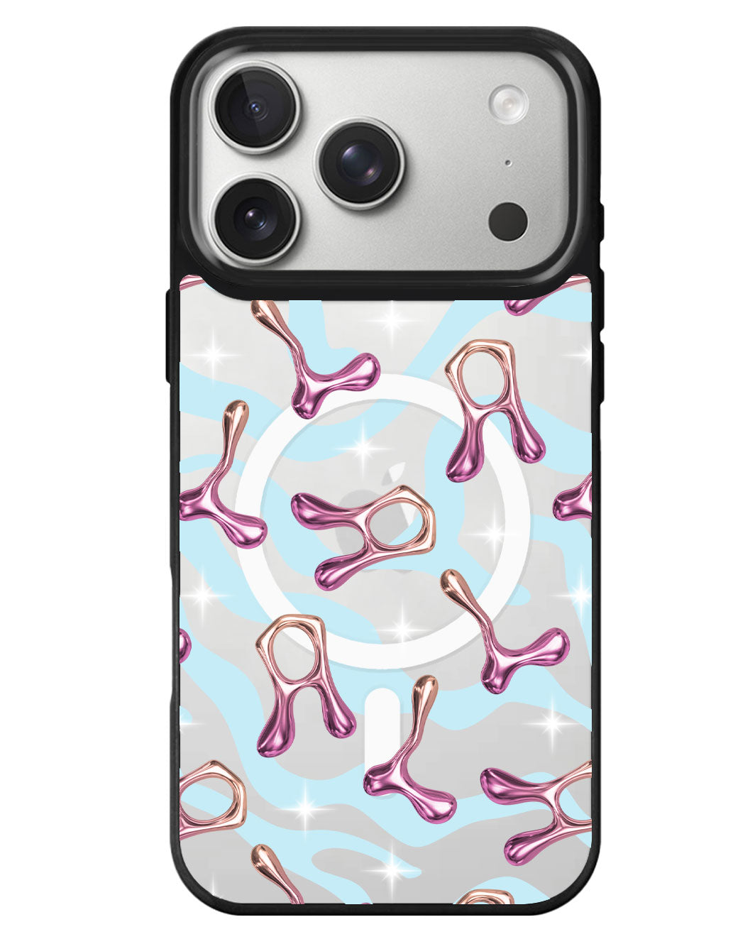 iPhone Rearguard MagSwap - Chrome Monogram 3.0