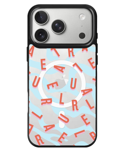 iPhone Rearguard MagSwap - Monogram 1.0 Coral