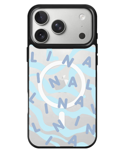 iPhone Rearguard MagSwap - Monogram 2.0 Blue