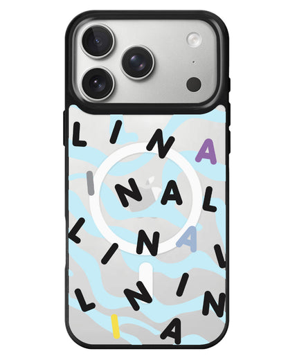 iPhone Rearguard MagSwap - Monogram 2.0 Hitam