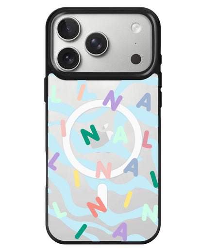 iPhone Rearguard MagSwap - Monogram 2.0 Rainbow