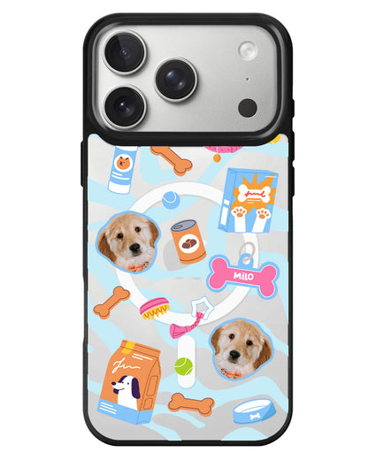 iPhone Rearguard MagSwap - Pet Grid Puppy Sweet Treats