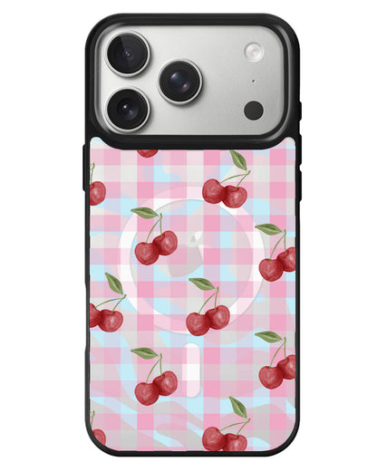 iPhone Rearguard MagSwap - Cherry Tartan