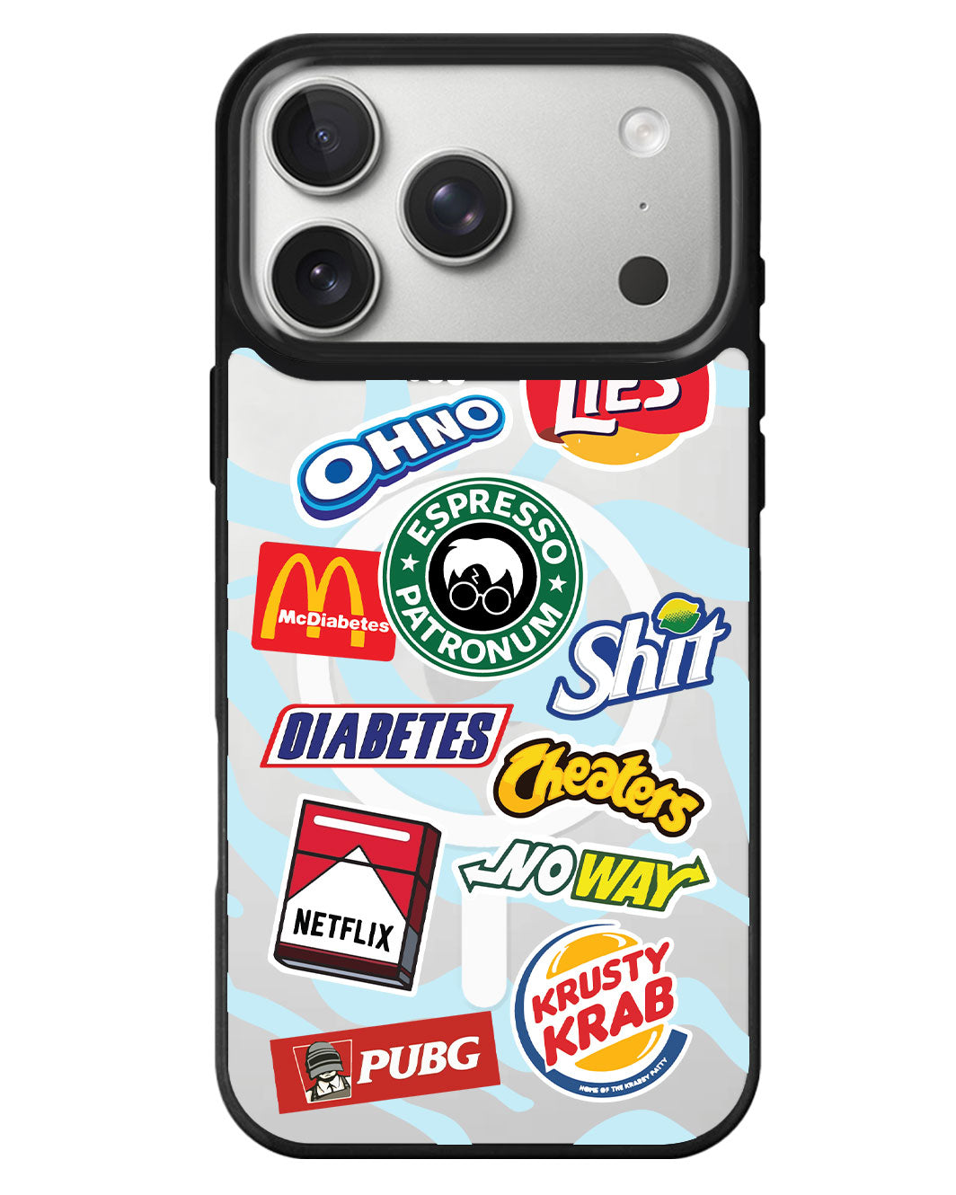 iPhone Rearguard MagSwap - Food Parody