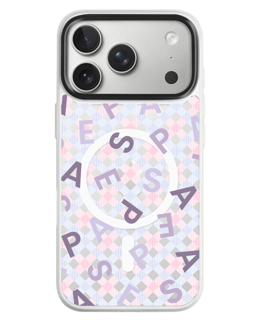 iPhone Rearguard MagSwap - Aespa Monogram