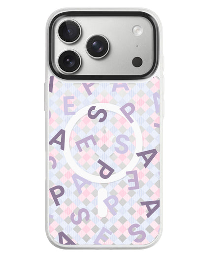 iPhone Rearguard MagSwap - Aespa Monogram