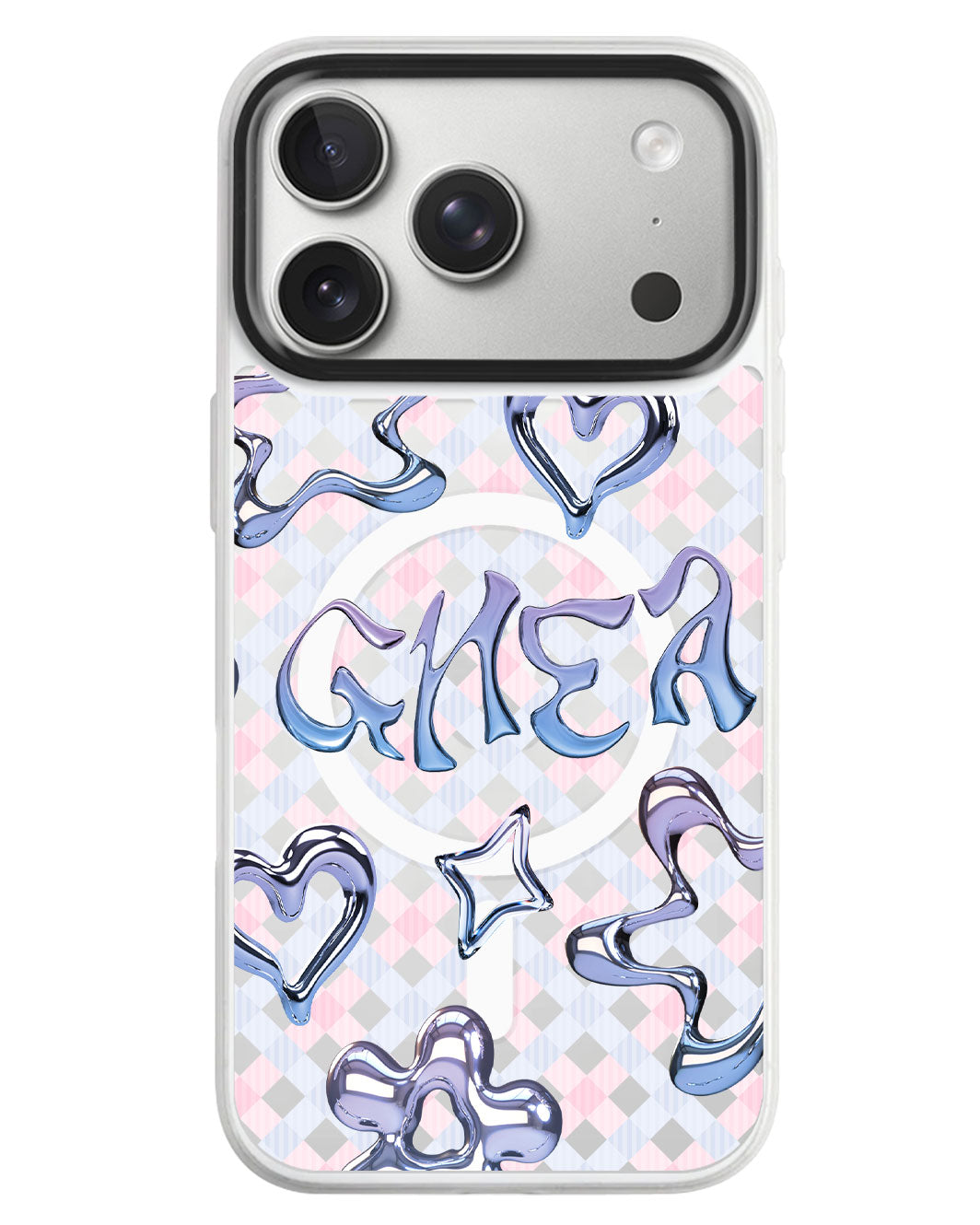 iPhone Rearguard MagSwap - Chrome Monogram 1.0