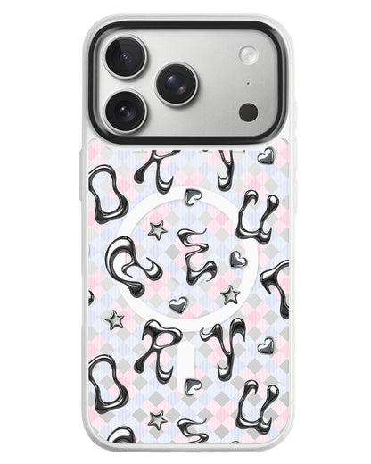 iPhone Rearguard MagSwap - Chrome Monogram 2.0