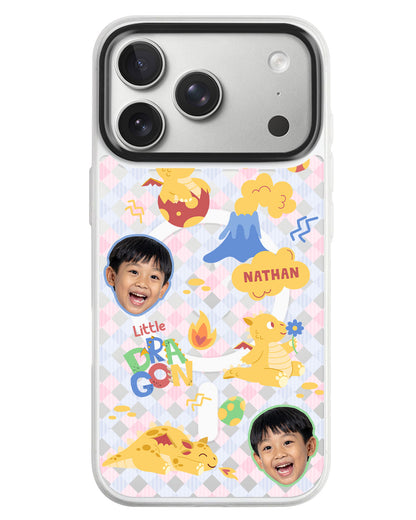iPhone Rearguard MagSwap - Face Grid Little Dragon