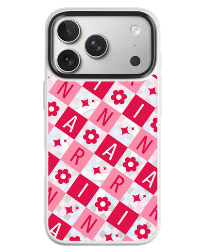 iPhone Rearguard MagSwap - Flower Grid Monogram 1.0