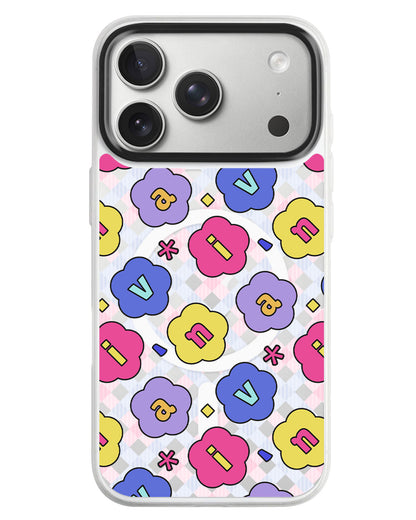 iPhone Rearguard MagSwap - Flower Petals Monogram 2.0
