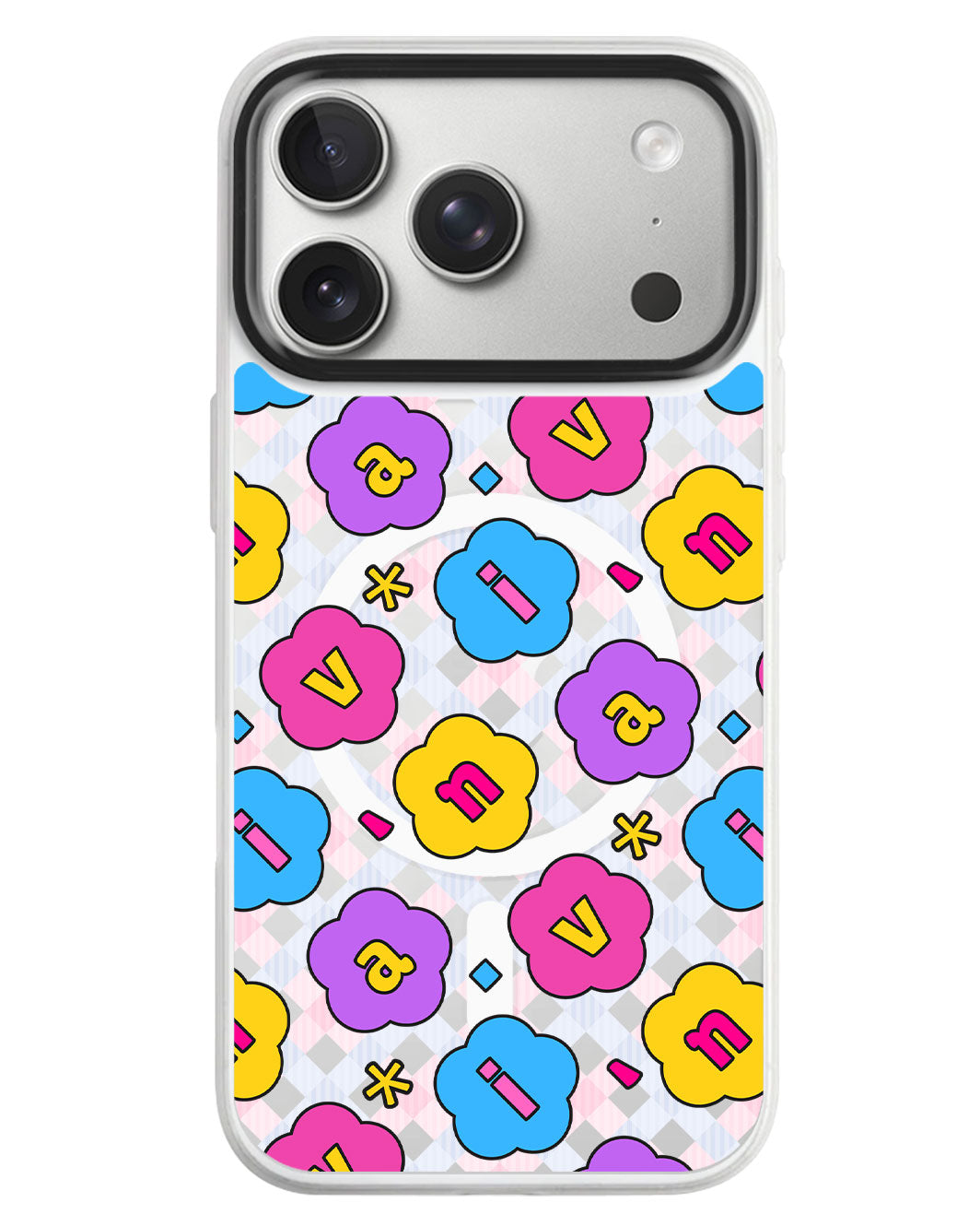 iPhone Rearguard MagSwap - Flower Petals Monogram 4.0