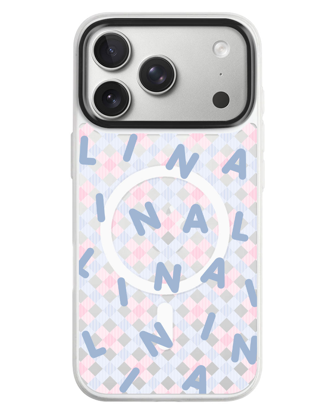 iPhone Rearguard MagSwap - Monogram 2.0 Blue