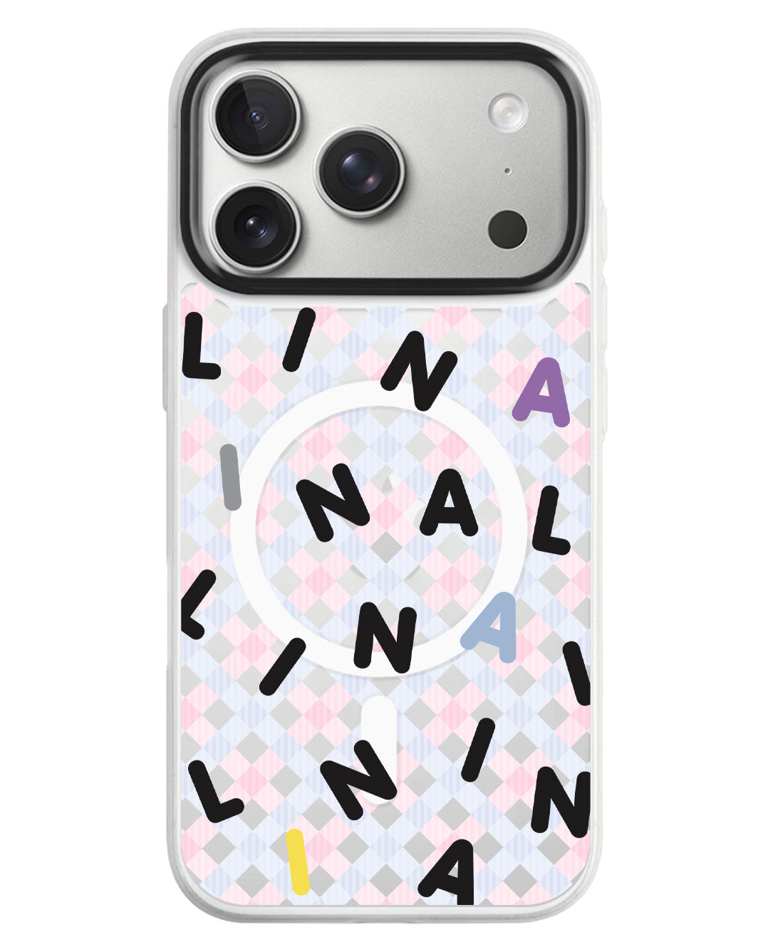 iPhone Rearguard MagSwap - Monogram 2.0 Hitam