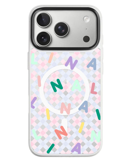 iPhone Rearguard MagSwap - Monogram 2.0 Tosca