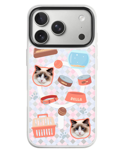 iPhone Rearguard MagSwap - Pet Grid Kitty Cozy Corner