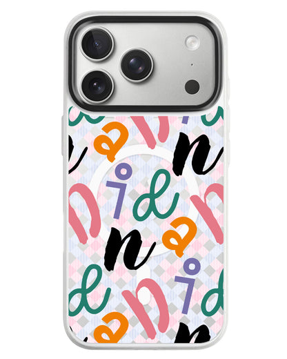 iPhone Rearguard MagSwap - Playful Monogram 3.0
