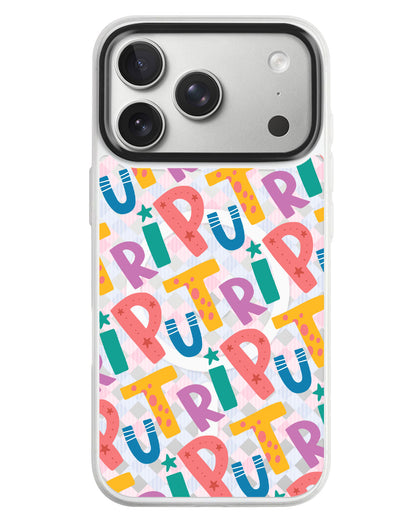 iPhone Rearguard MagSwap - Playful Monogram 4.0