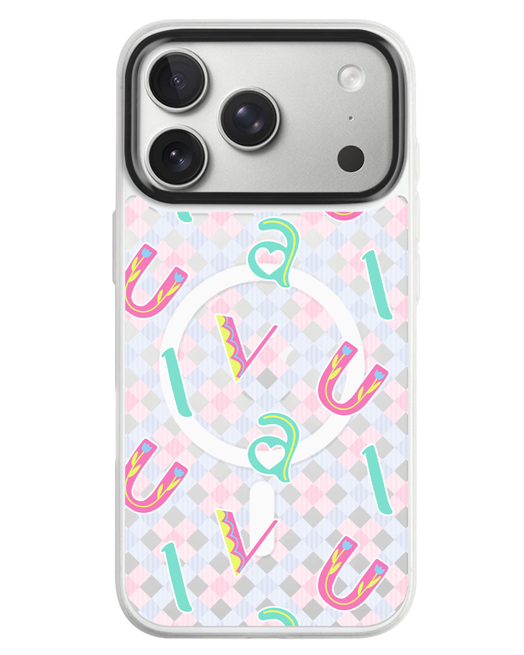 iPhone Rearguard MagSwap - Playful Monogram 6.0
