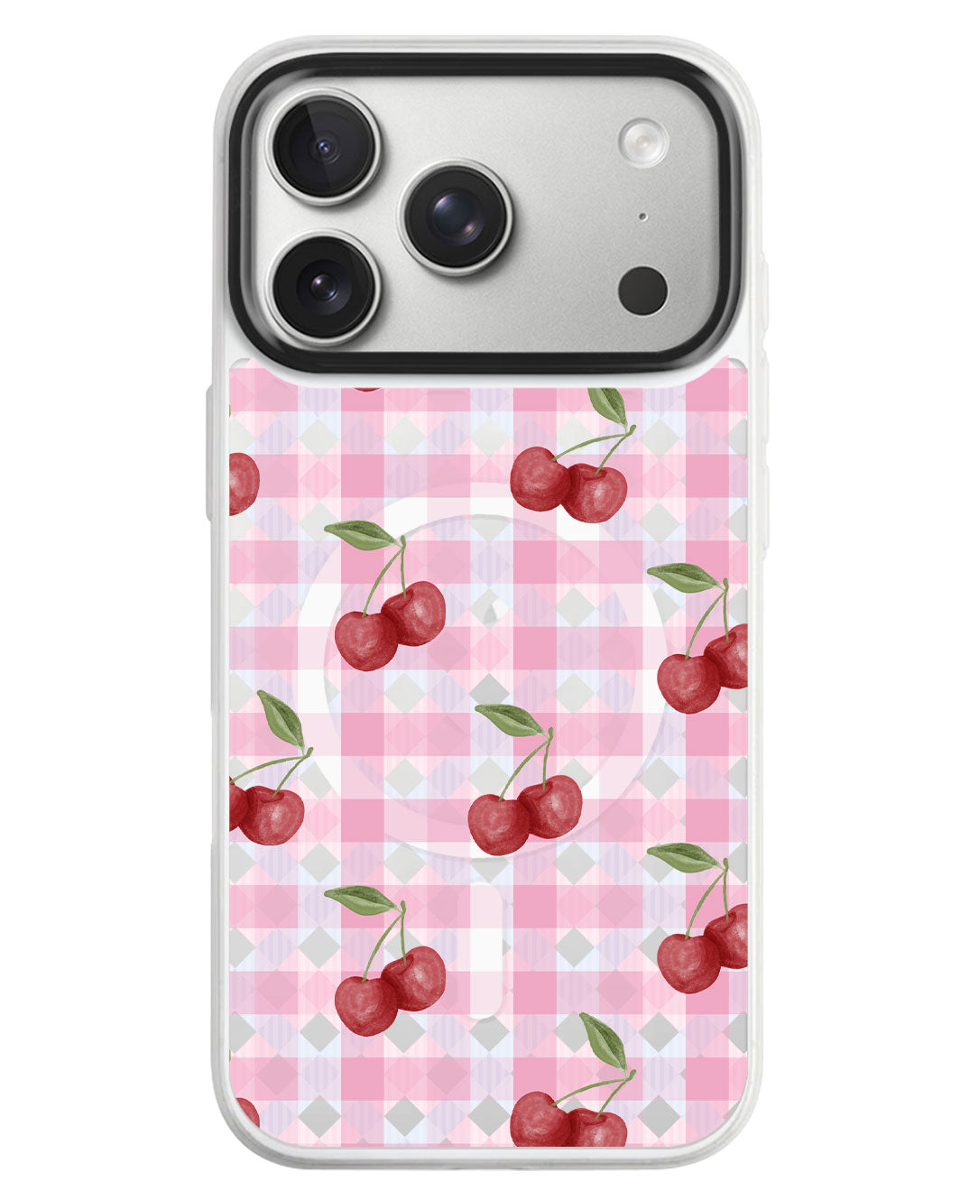 iPhone Rearguard MagSwap - Cherry Tartan