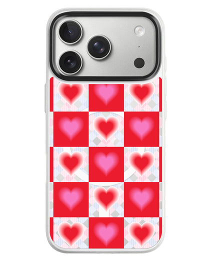 iPhone Rearguard MagSwap - Love Checkered