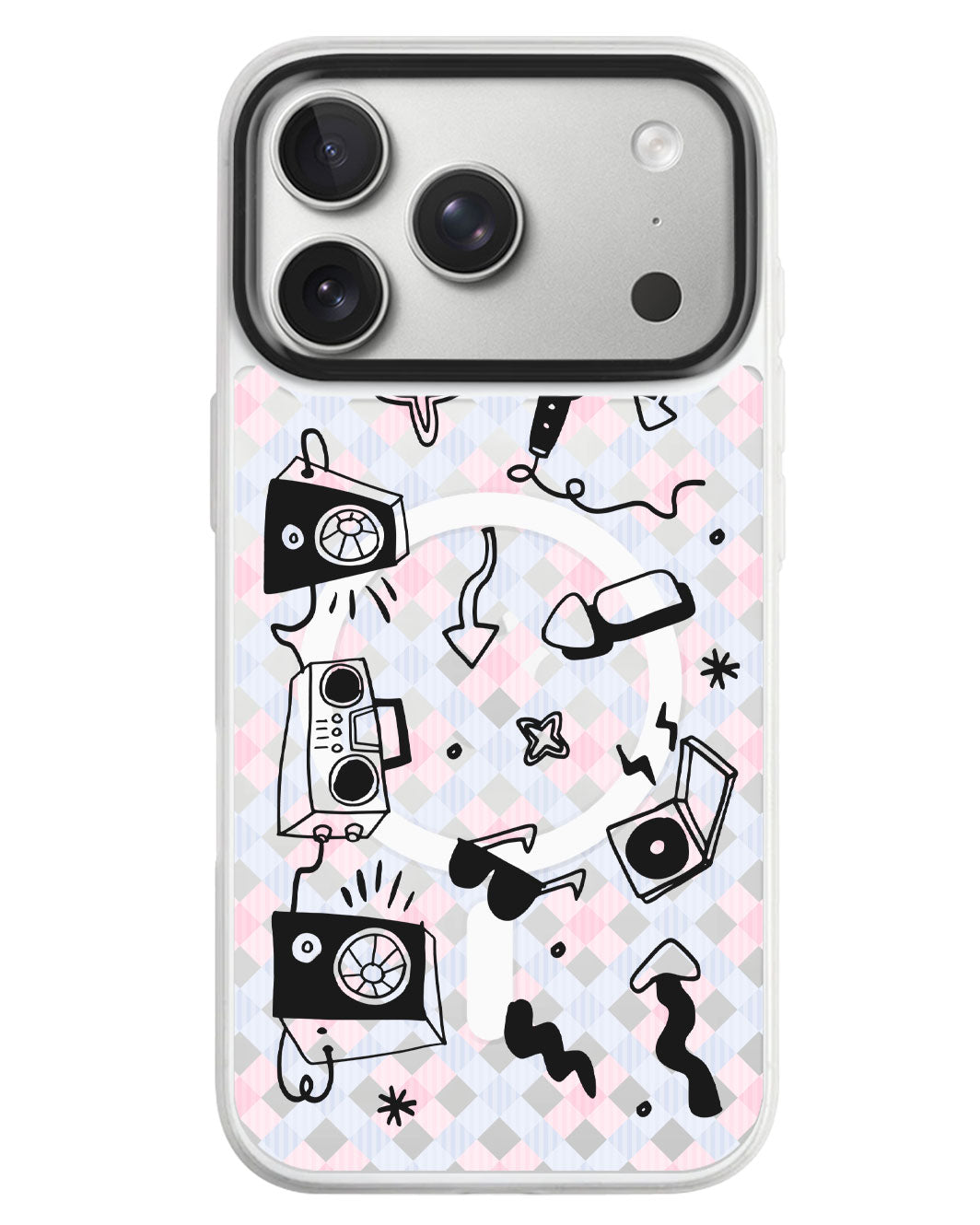 iPhone Rearguard MagSwap - Rock N Roll Black