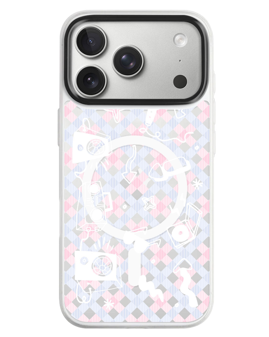 iPhone Rearguard MagSwap - Rock N Roll White