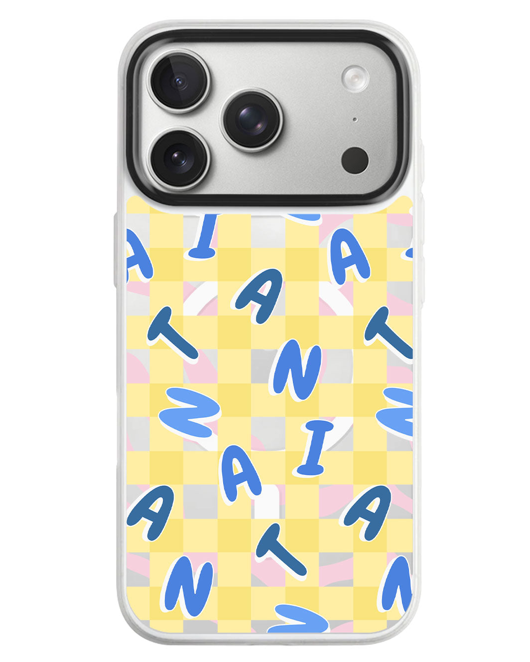 iPhone Rearguard MagSwap - Checkered Monogram 3.0