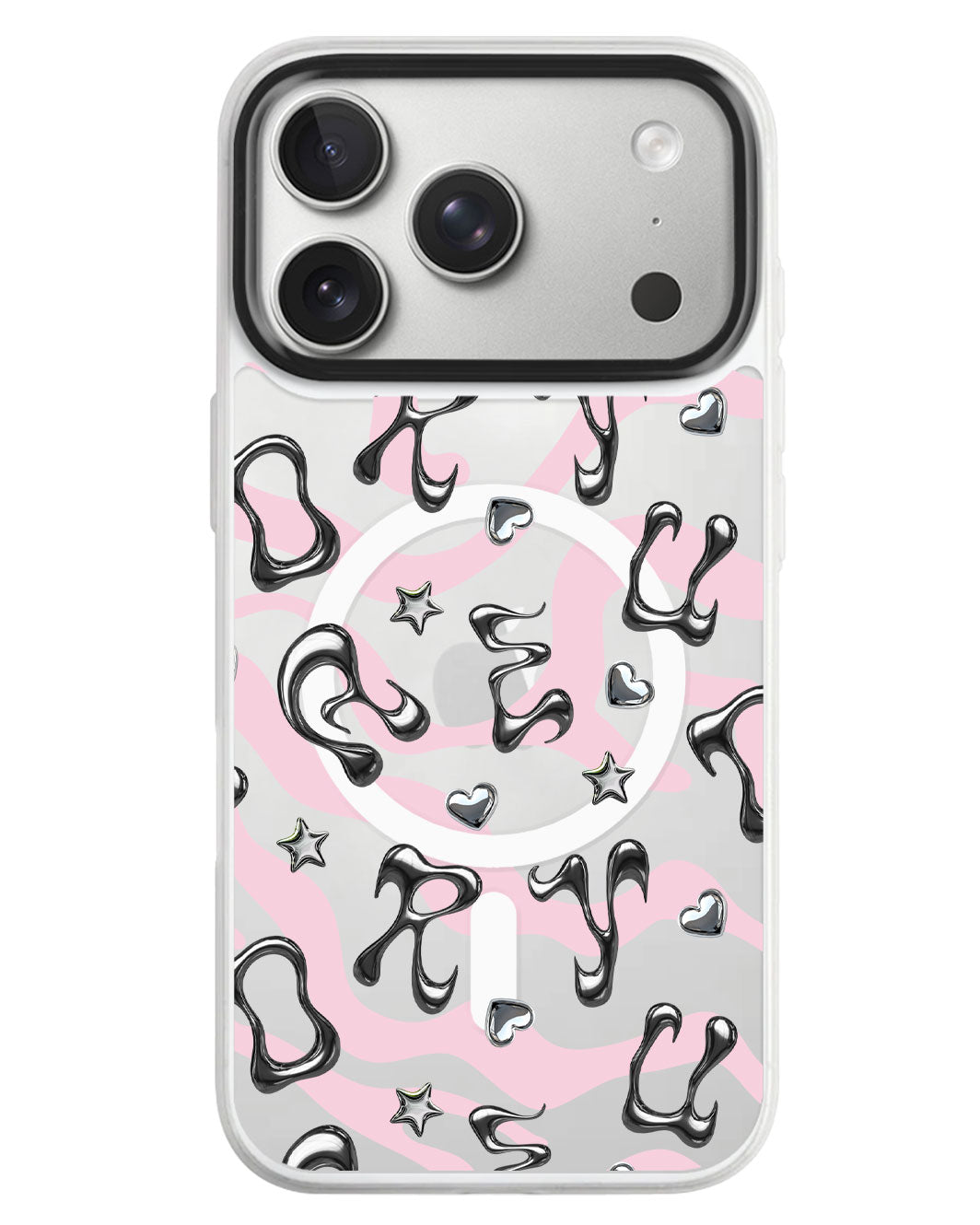 iPhone Rearguard MagSwap - Chrome Monogram 2.0
