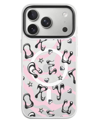 iPhone Rearguard MagSwap - Chrome Monogram 2.0