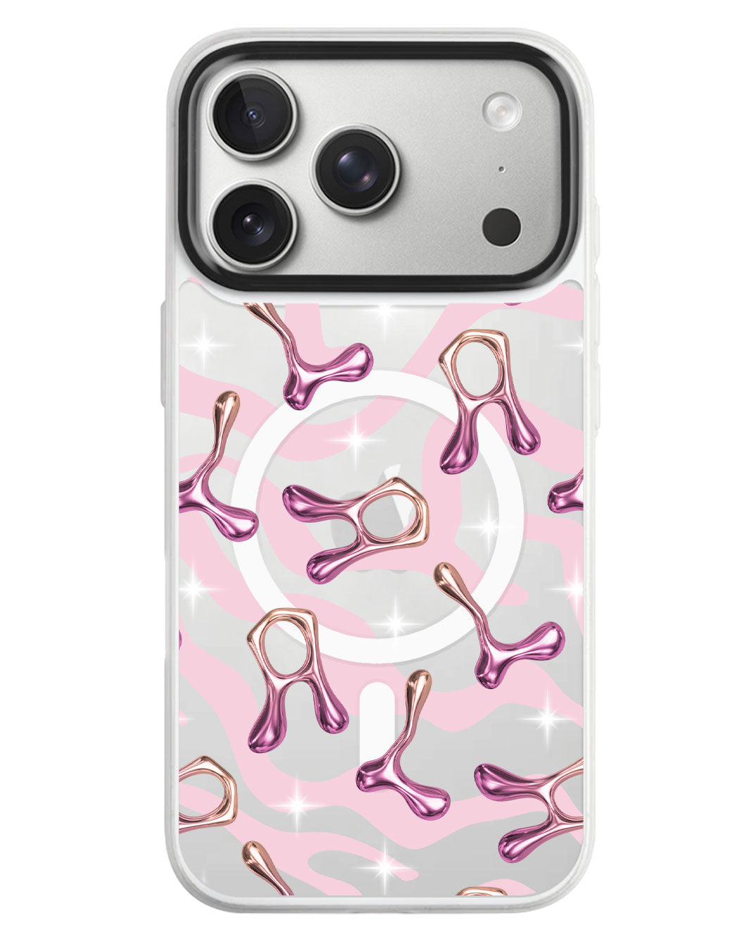 iPhone Rearguard MagSwap - Chrome Monogram 3.0