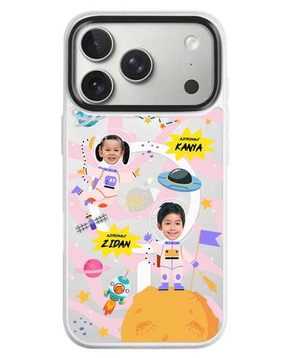 iPhone Rearguard MagSwap - Face Grid Dream Astronaut