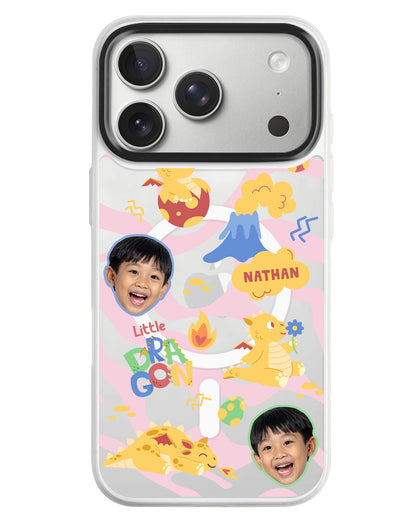 iPhone Rearguard MagSwap - Face Grid Little Dragon
