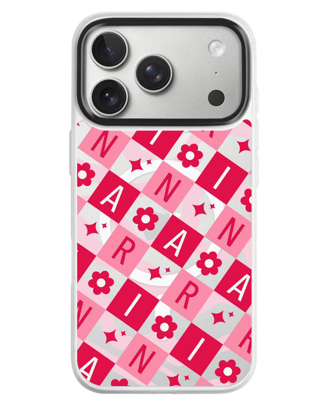 iPhone Rearguard MagSwap - Flower Grid Monogram 1.0