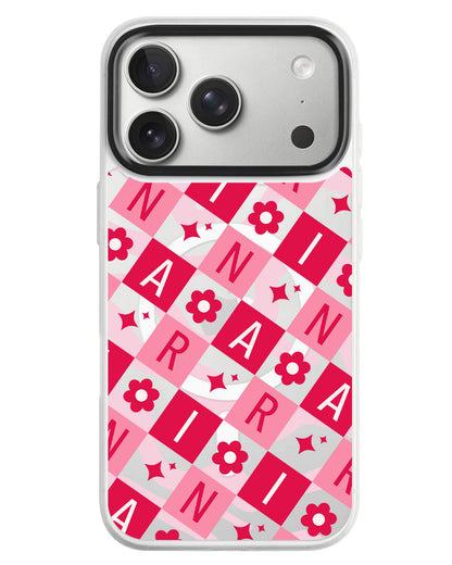 iPhone Rearguard MagSwap - Flower Grid Monogram 1.0