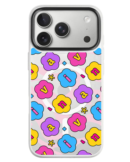 iPhone Rearguard MagSwap - Flower Petals Monogram 4.0